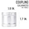 B & K STZ Industries 1 in. FIP each X 1 in. D FIP Galvanized Malleable Iron Coupling 311UPCO-1 - alternate 2